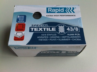 Agrafeuse rapid k1 textile 43/6 ou 43/8